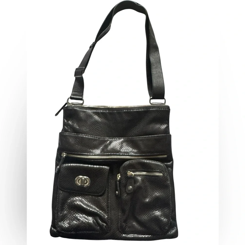 Brighton black leather